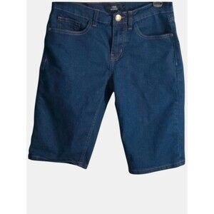 True Indigo shorts girls size 14 blue demin Bermuda length